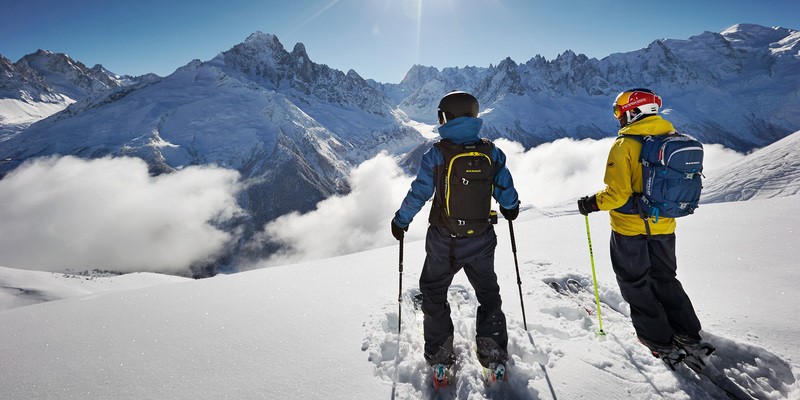 Mammut-verhuur-lawine-materiaal Safe Powder Ride verhuur lawine airbag